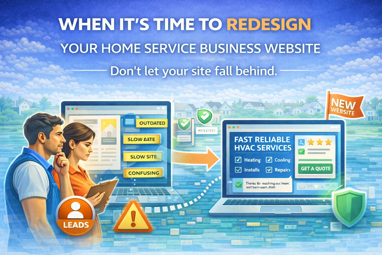 When It’s Time to Redesign Your Home Service Business Website