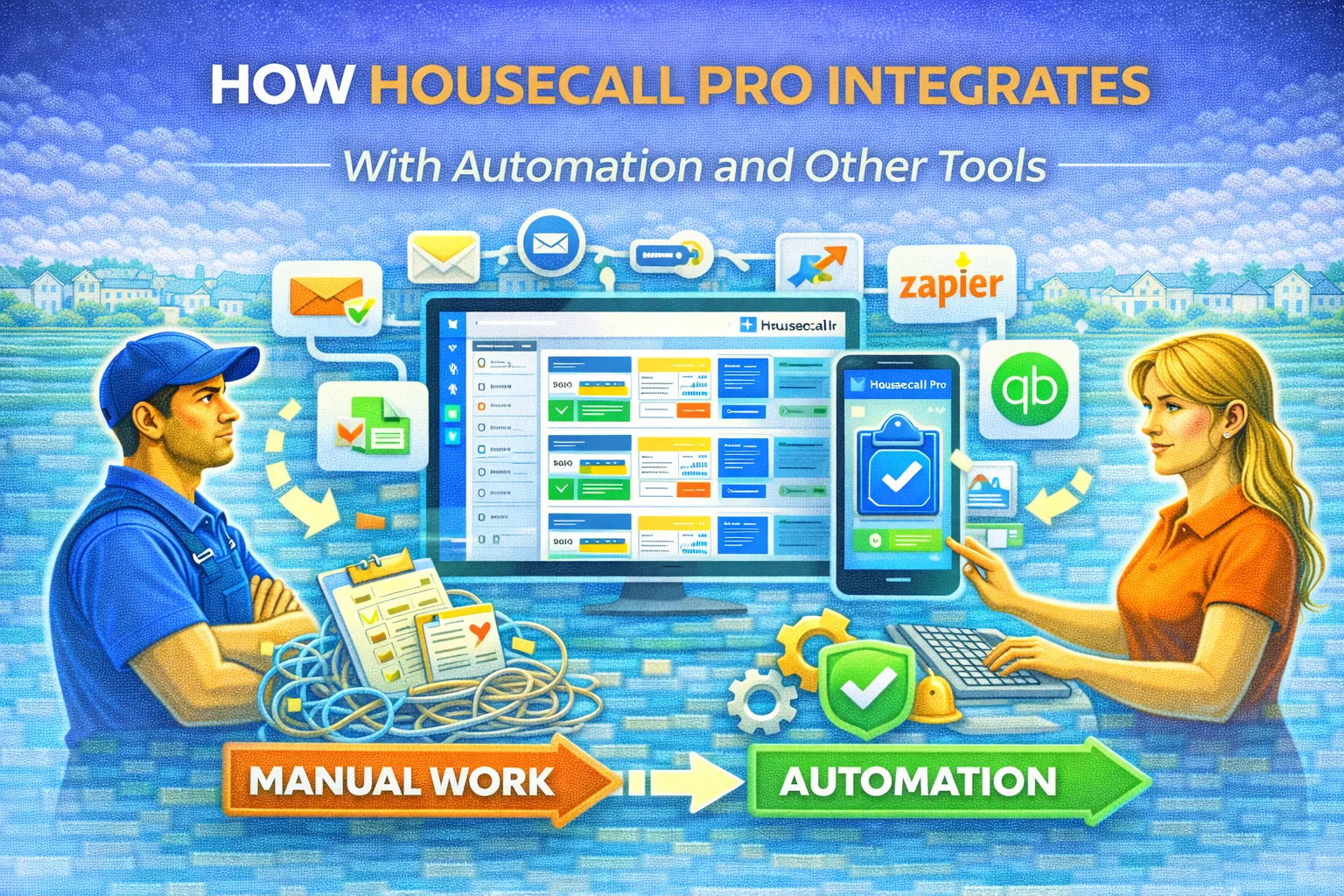 How Housecall Pro Integrates With Automation and Other Tools