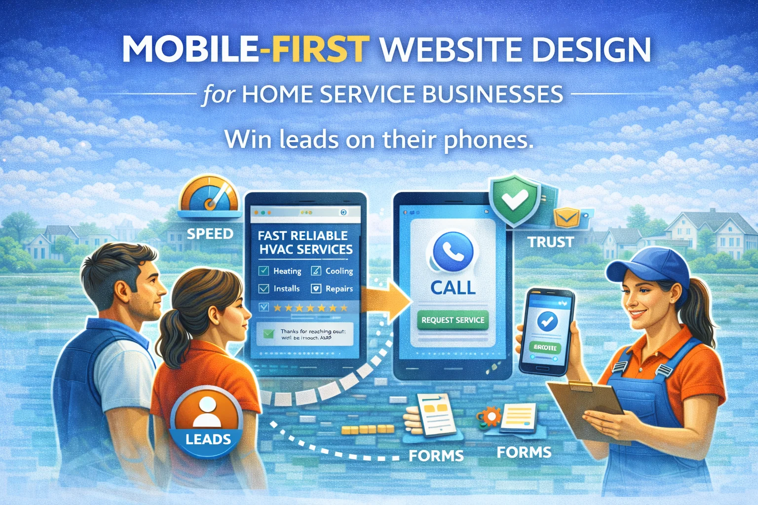Mobile-First Website Design for Home Service Businesses
