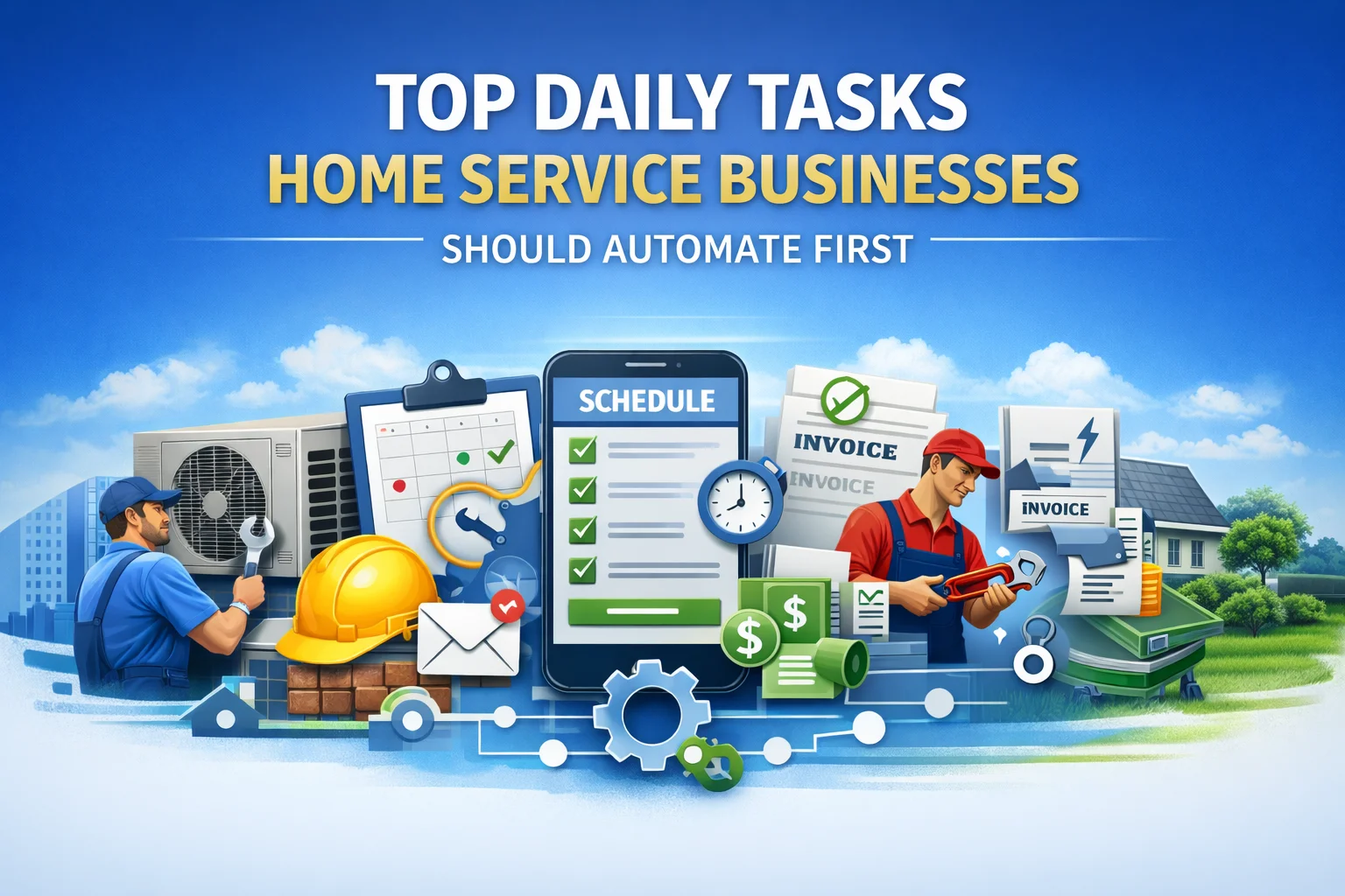 Top Daily Tasks Home Service Businesses Should Automate First